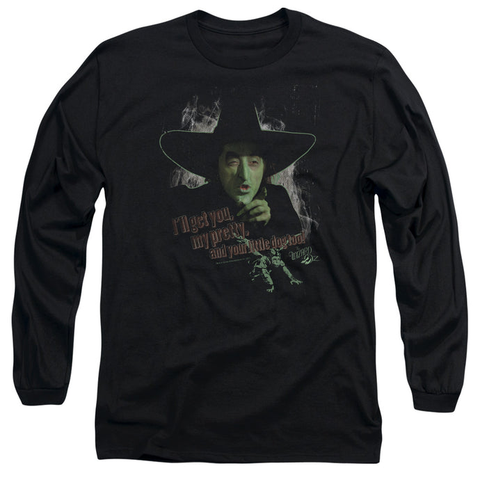 Wizard Of Oz And Your Little Dog Too Mens Long Sleeve Shirt Black