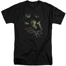 Load image into Gallery viewer, Wizard Of Oz And Your Little Dog Too Mens Tall T Shirt Black