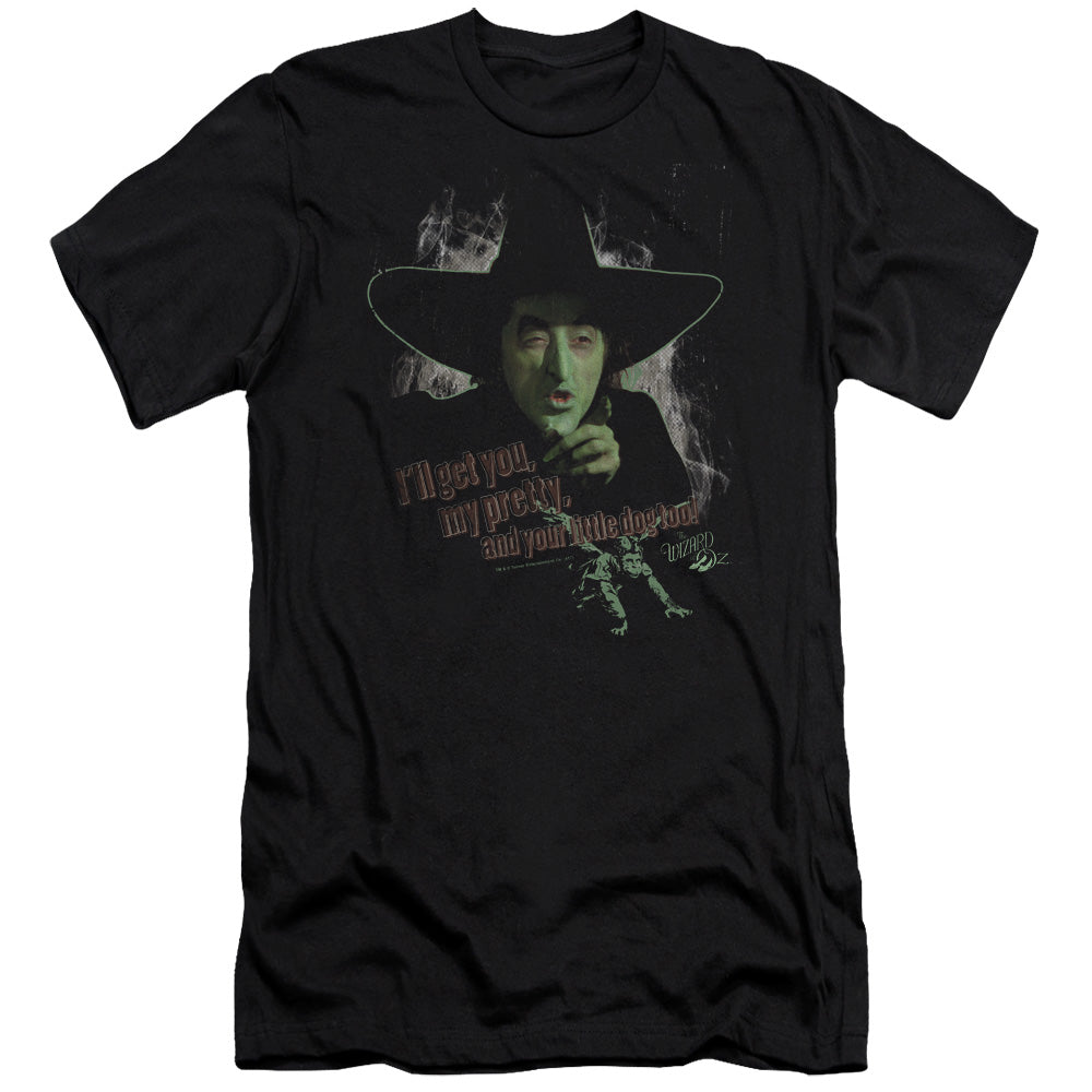 Wizard Of Oz And Your Little Dog Too Premium Bella Canvas Slim Fit Mens T Shirt Black