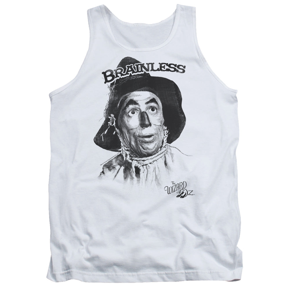 Wizard Of Oz Brainless Mens Tank Top Shirt White