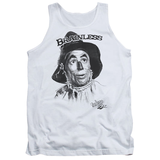 Wizard Of Oz Brainless Mens Tank Top Shirt White