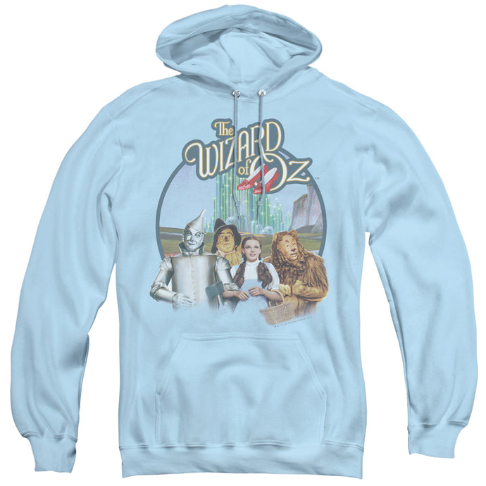 Wizard Of Oz Were Off To See Wizard Mens Hoodie Light Blue