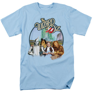 Wizard Of Oz Were Off To See Wizard Mens T Shirt Light Blue