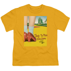 Wizard Of Oz The Way Home Kids Youth T Shirt Gold