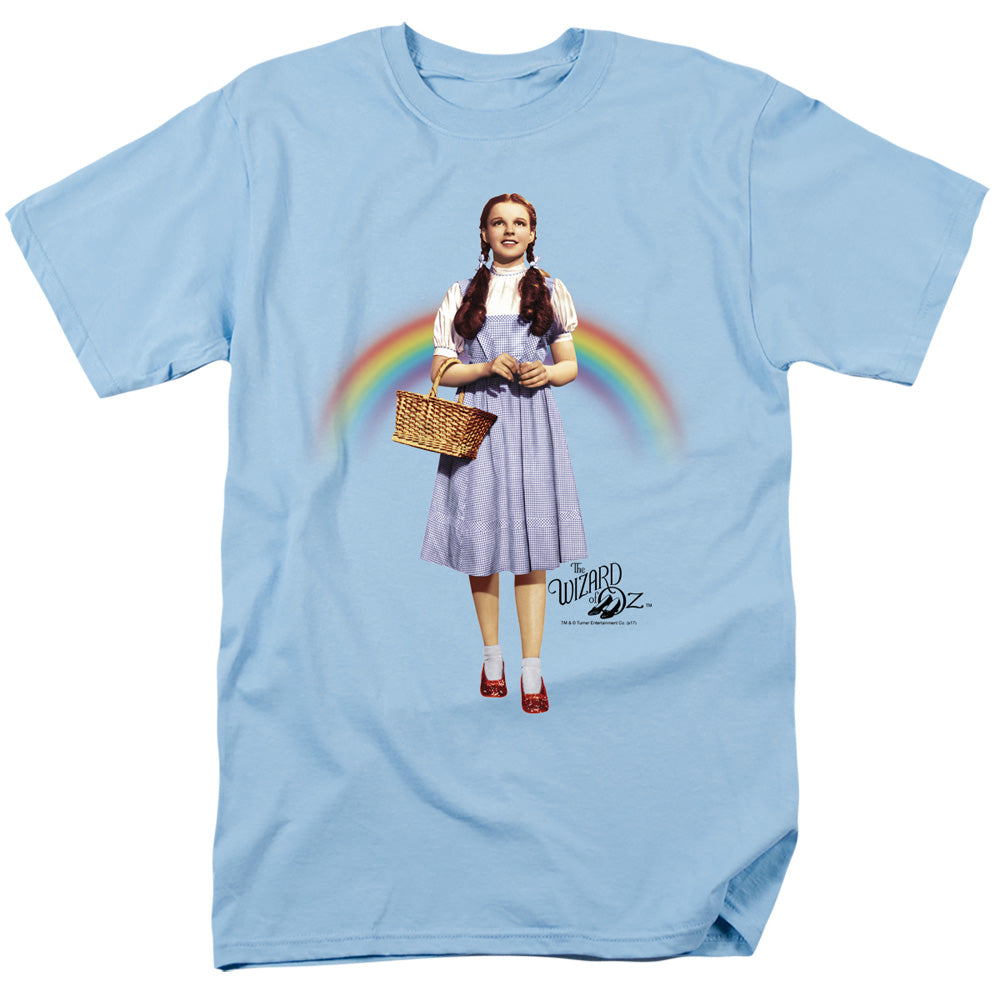 Wizard Of Oz Over The Rainbow Mens T Shirt Light Blue