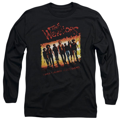 Warriors One Gang Mens Long Sleeve Shirt Black Officially Licensed