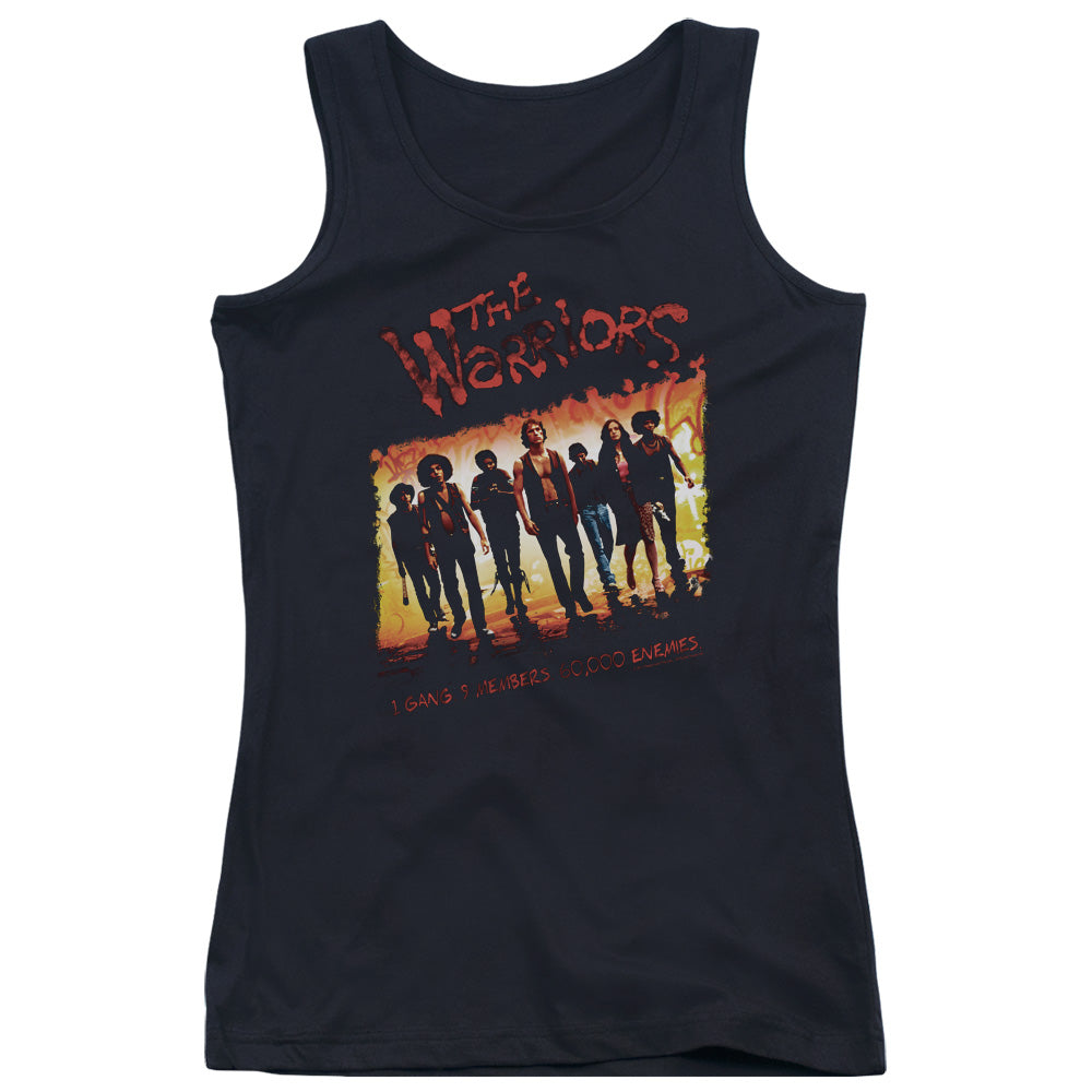 The Warriors One Gang Womens Tank Top Shirt Black