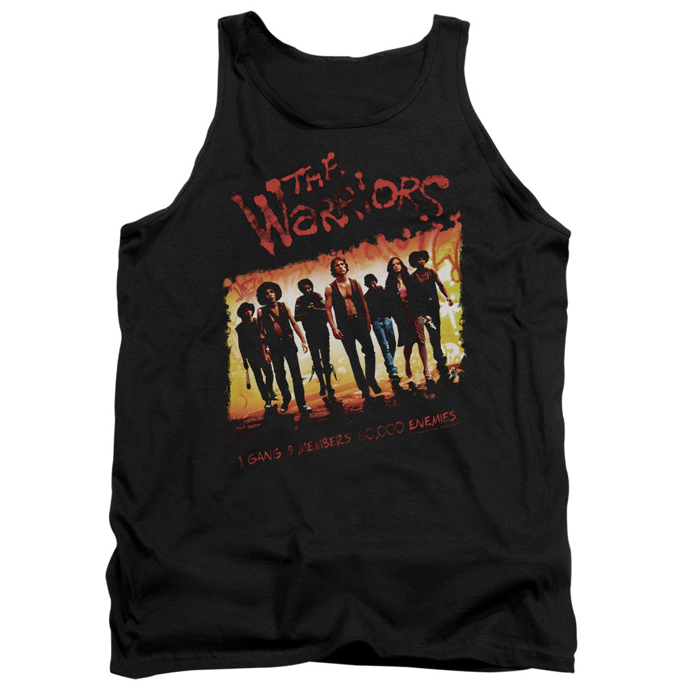 The Warriors One Gang Mens Tank Top Shirt Black