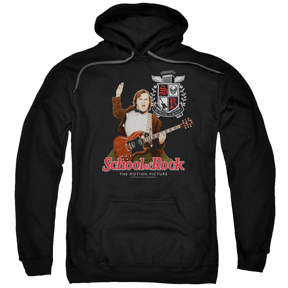 School Of Rock The Teacher Is In Mens Hoodie Black