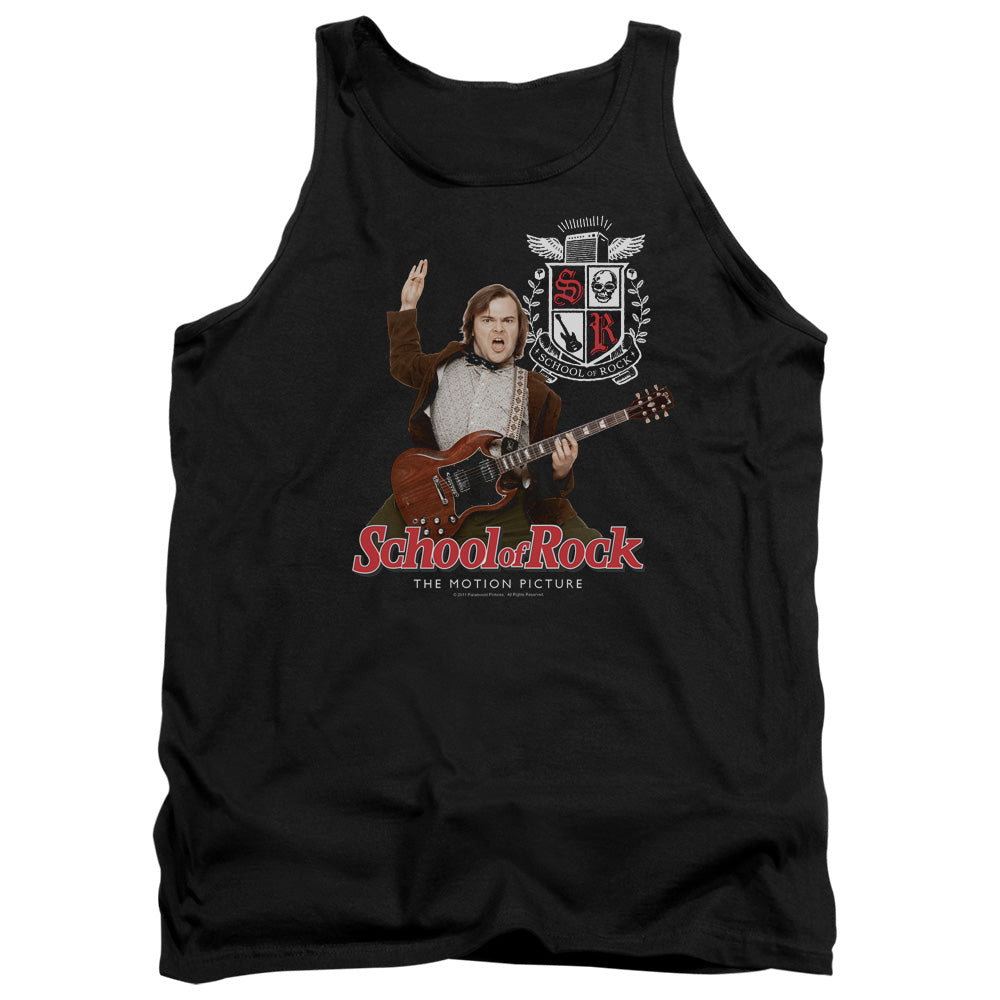 School Of Rock The Teacher Is In Mens Tank Top Shirt Black