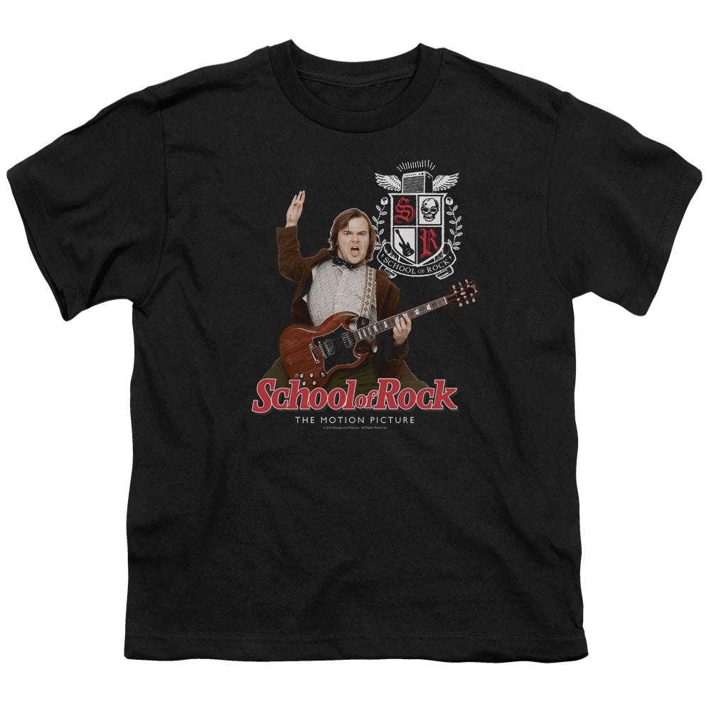 School Of Rock The Teacher Is In Kids Youth T Shirt Black