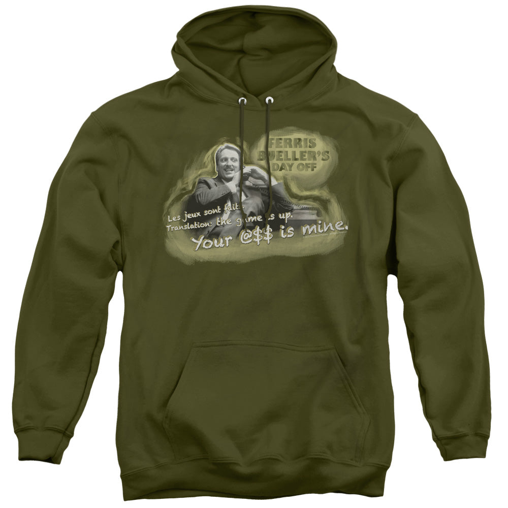 Ferris Buellers Day Off Mr. Rooney Mens Hoodie Military Green