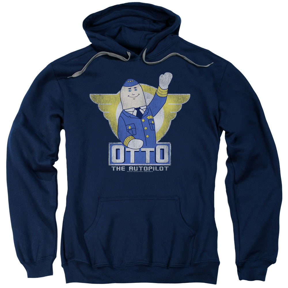 Airplane! OTTO The Autopilot Mens Hoodie Navy Blue
