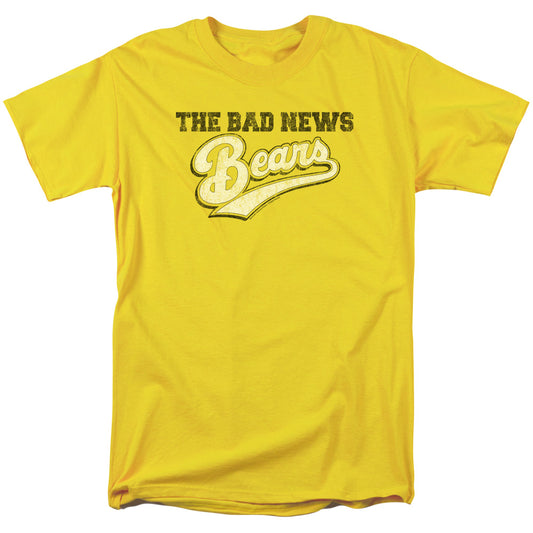 The Bad News Bears Logo Mens T Shirt Yellow