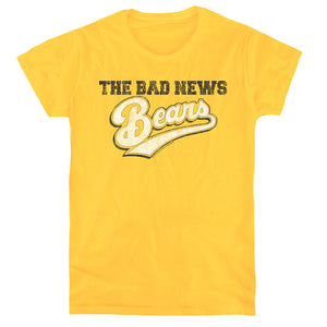 The Bad News Bears Logo Womens T Shirt Yellow