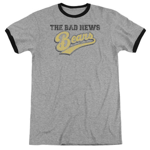 The Bad News Bears Logo Heather Ringer Mens T Shirt Heather