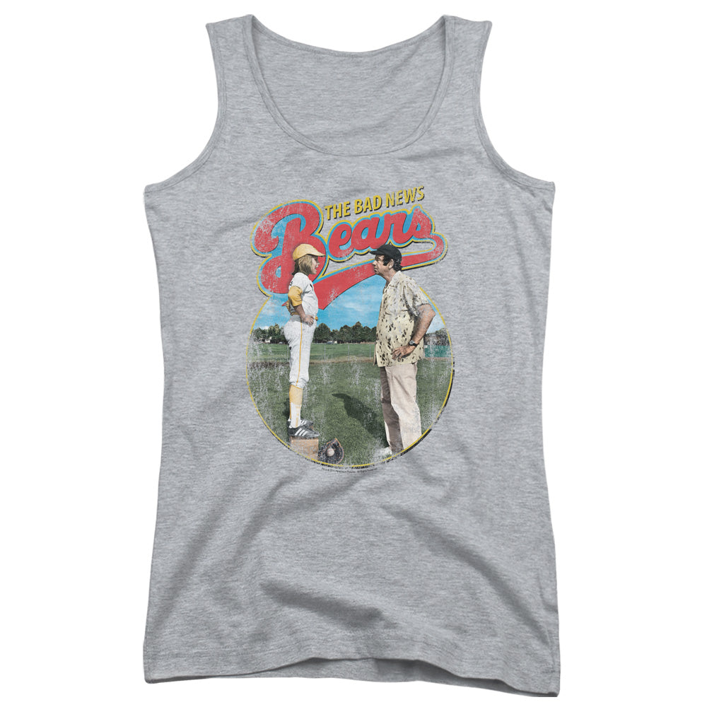 The Bad News Bears Vintage Womens Tank Top Shirt Athletic Heather