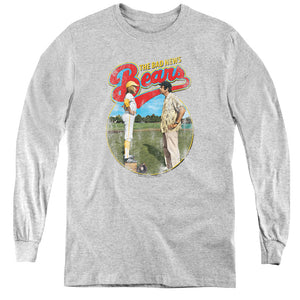 The Bad News Bears Vintage Long Sleeve Kids Youth T Shirt Athletic Heather
