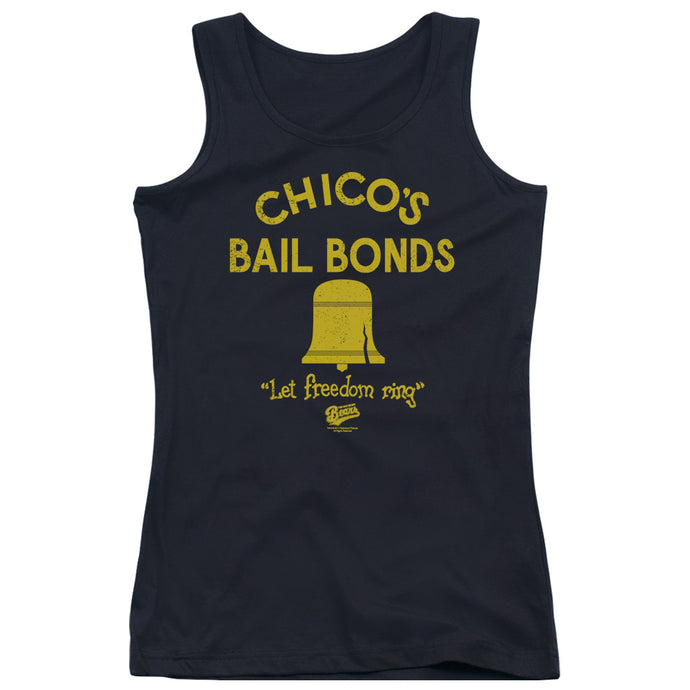 The Bad News Bears Chicos Bail Bonds Womens Tank Top Shirt Black