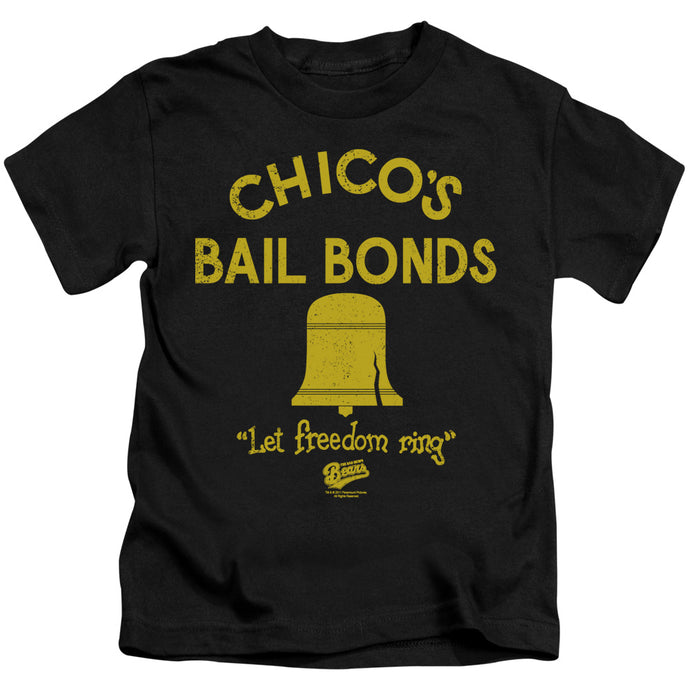 The Bad News Bears Chicos Bail Bonds Juvenile Kids Youth T Shirt Black