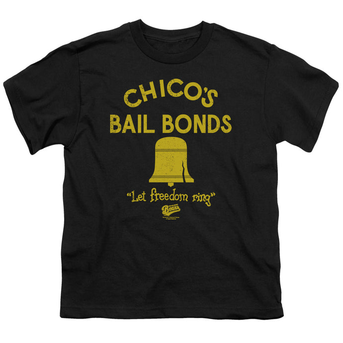 The Bad News Bears Chicos Bail Bonds Kids Youth T Shirt Black