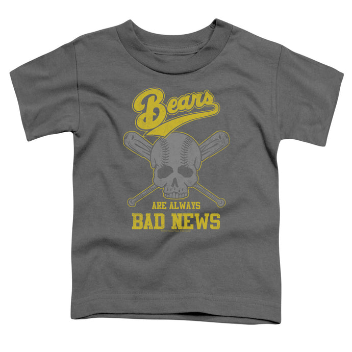 The Bad News Bears Always Bad News Toddler Kids Youth T Shirt Charcoal