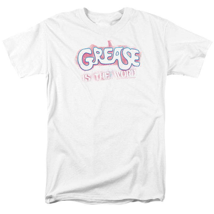 Grease Grease Is The Word Mens T Shirt White