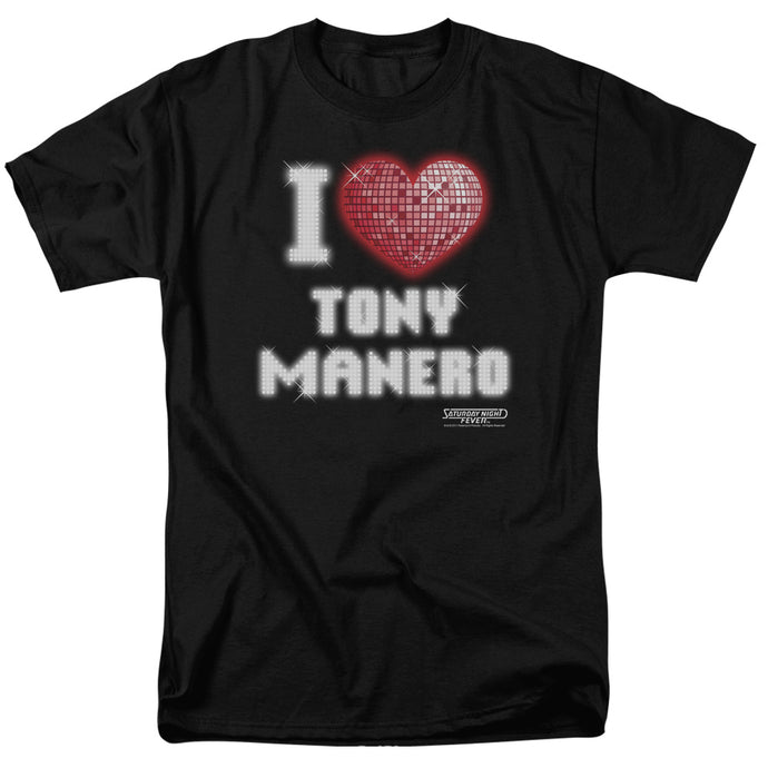 Saturday Night Fever I Heart Tony Mens T Shirt Black 