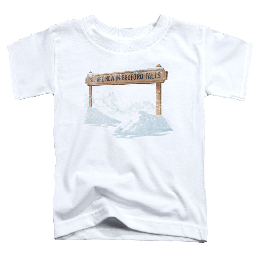 Its A Wonderful Life Bedford Falls Toddler Kids Youth T Shirt White Officially Licensed