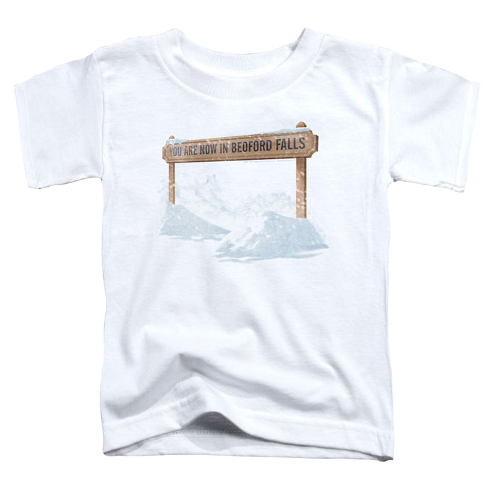 Its A Wonderful Life Bedford Falls Toddler Kids Youth T Shirt White