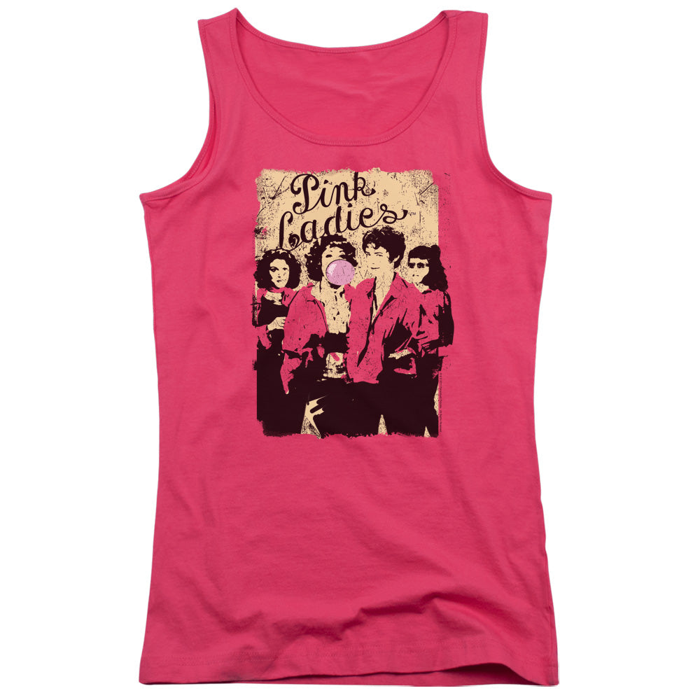 Grease Pink Ladies Womens Tank Top Shirt Hot Pink