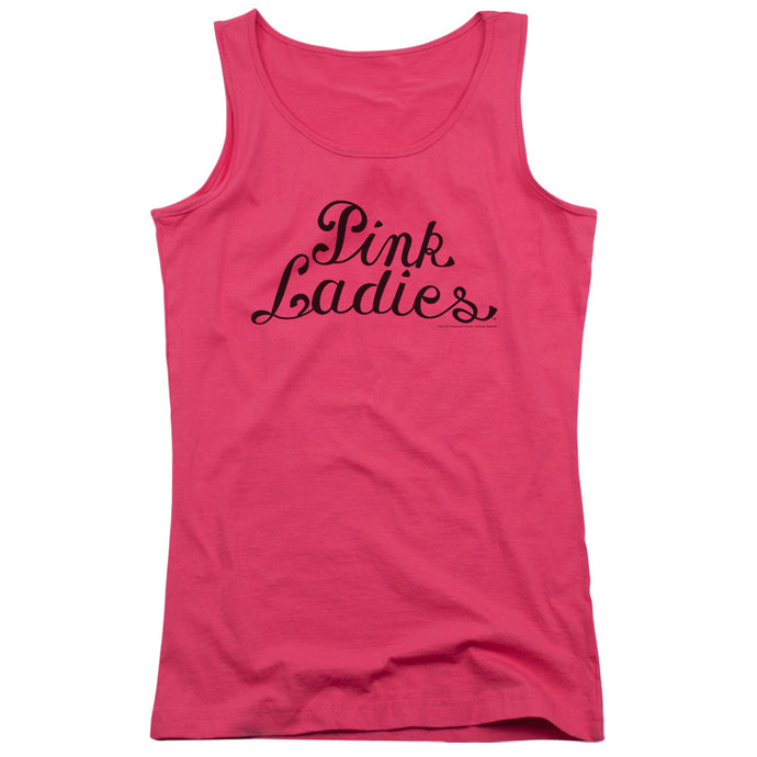 Grease Pink Ladies Logo Womens Tank Top Shirt Hot Pink