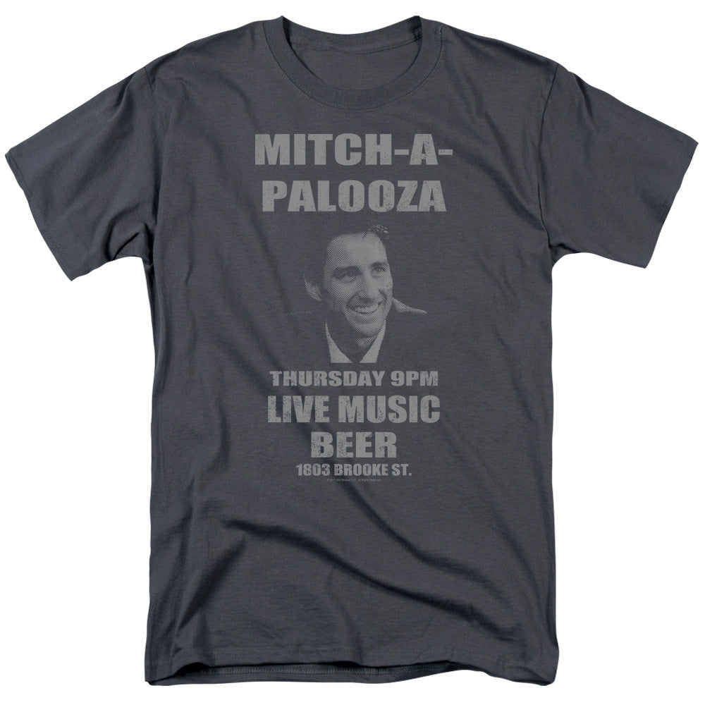 Old School Mitchapalooza Mens T Shirt Charcoal