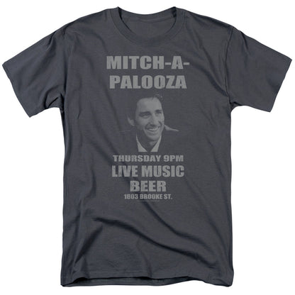 Old School Mitchapalooza Mens T Shirt Charcoal