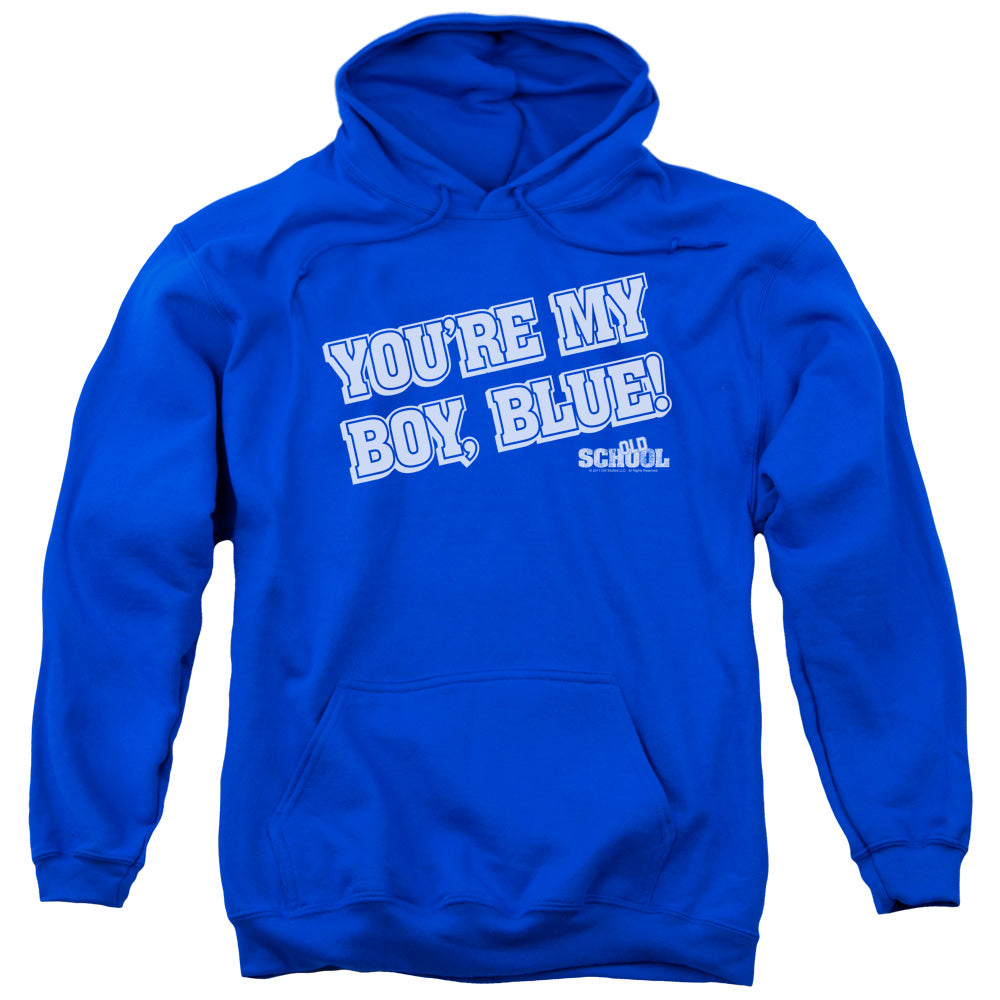 Old School My Boy Blue Mens Hoodie Royal Blue