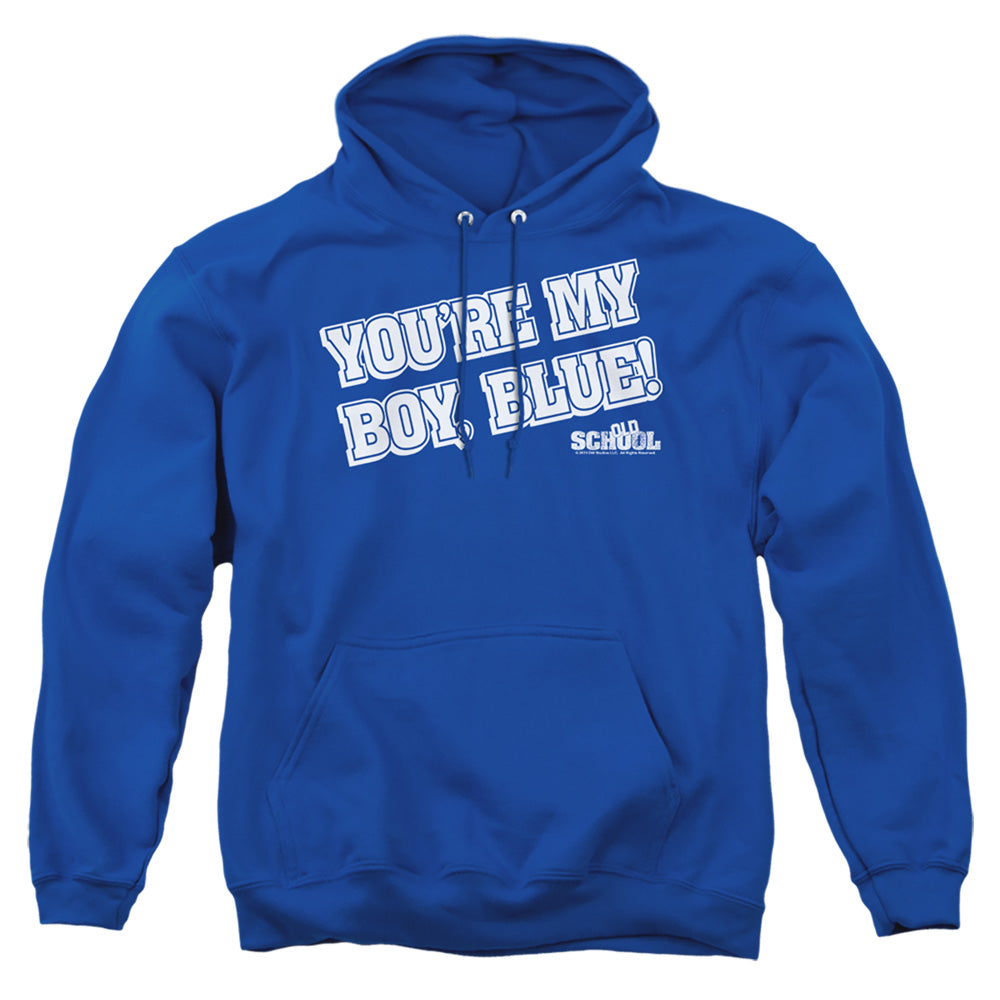 Old School My Boy Blue Mens Hoodie Royal Blue Officially Licensed
