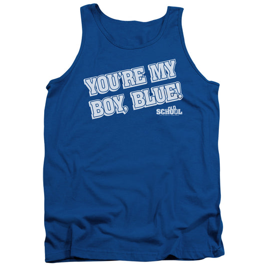 Old School My Boy Blue Mens Tank Top Shirt Royal Blue