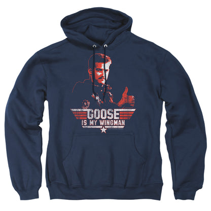 Top Gun Wingman Goose Mens Hoodie Navy