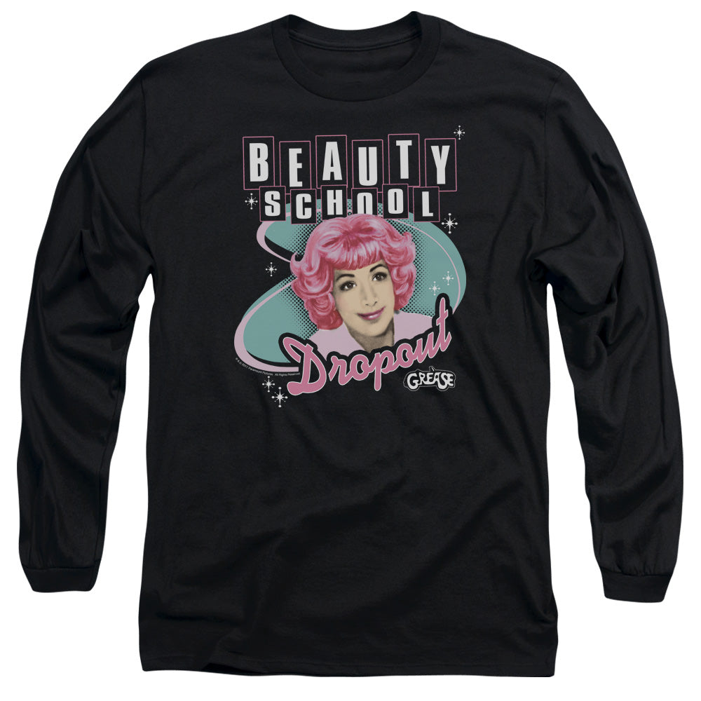Grease Beauty School Dropout Mens Long Sleeve Shirt Black