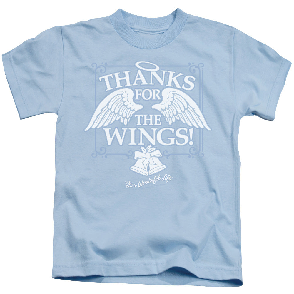 Its A Wonderful Life Dear George Juvenile Kids Youth T Shirt Light Blue