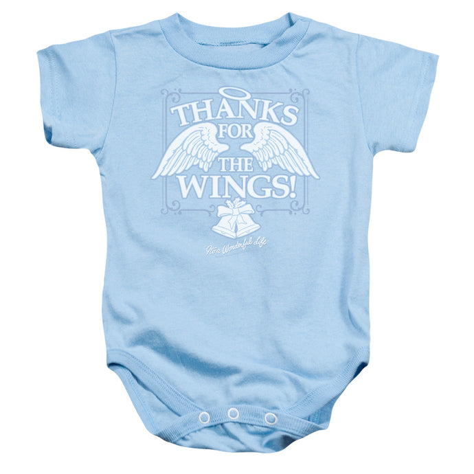 Its A Wonderful Life Dear George Infant Baby Snapsuit Light Blue