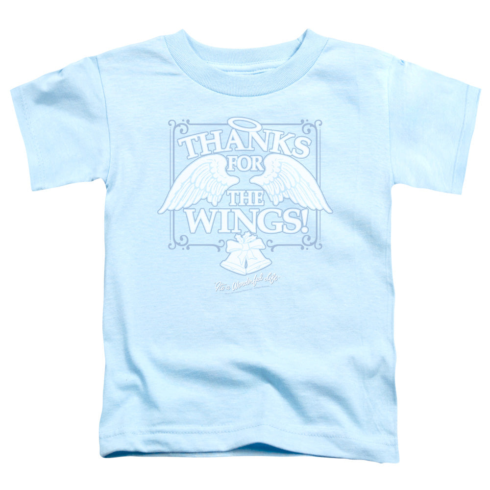 Its A Wonderful Life Dear George Toddler Kids Youth T Shirt Light Blue