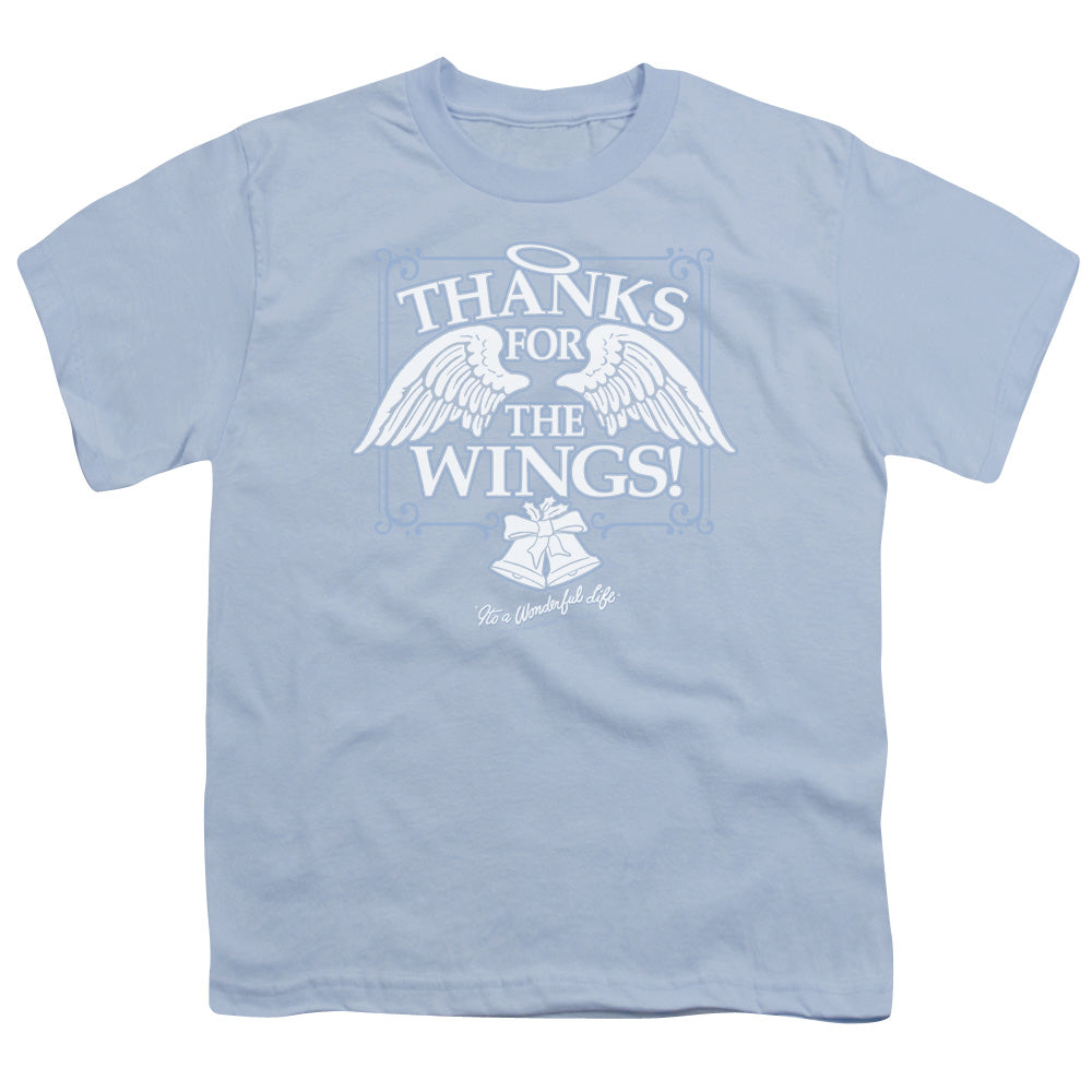 Its A Wonderful Life Dear George Kids Youth T Shirt Light Blue