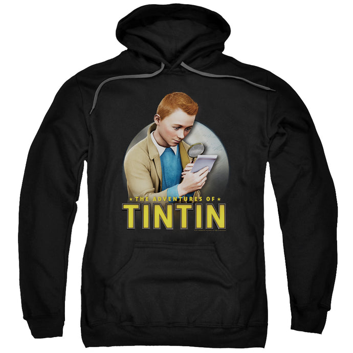 The Adventures Of Tintin Looking For Answers Mens Hoodie Black