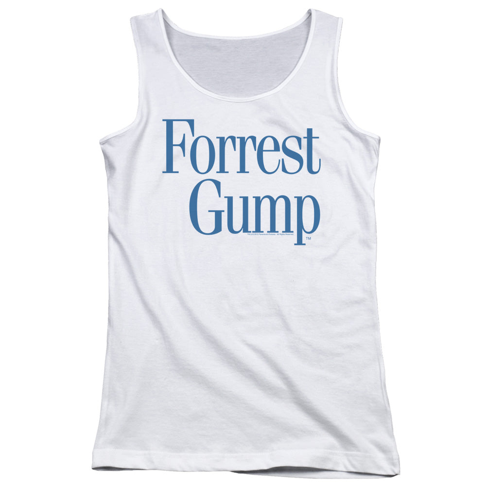 Forrest Gump Logo Womens Tank Top Shirt White