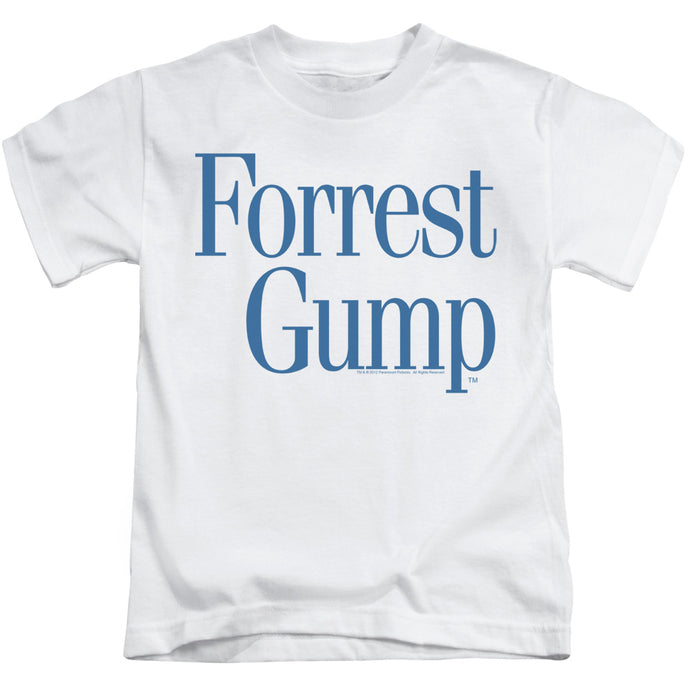 Forrest Gump Logo Juvenile Kids Youth T Shirt White