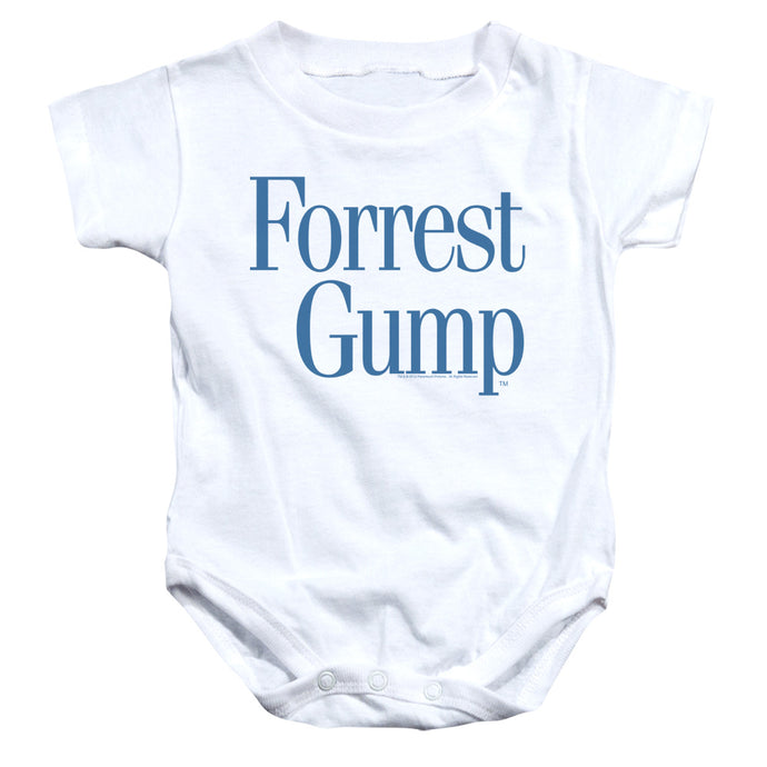 Forrest Gump Logo Infant Baby Snapsuit White