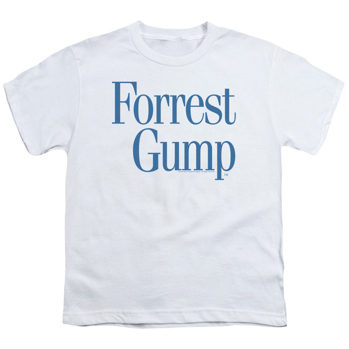 Forrest Gump Logo Kids Youth T Shirt White