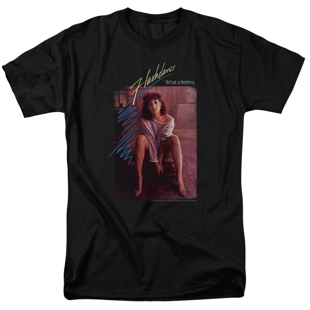 Flashdance Title Mens T Shirt Black