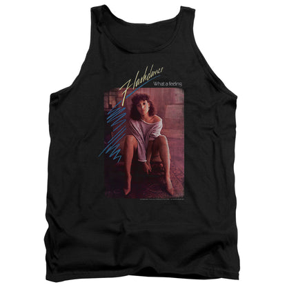 Flashdance Title Mens Tank Top Shirt Black